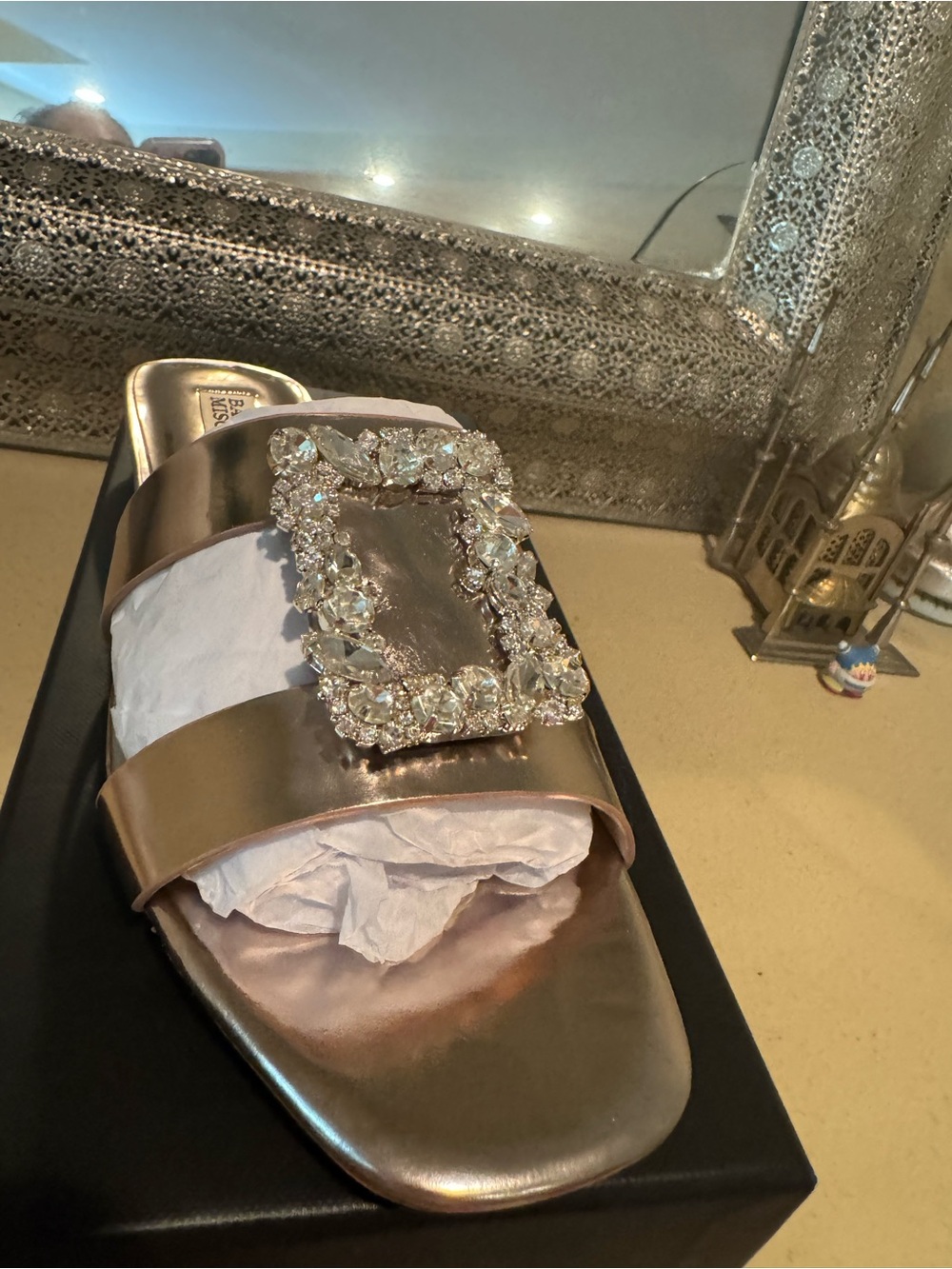 Badgley Mischka Josette Slide Sandals